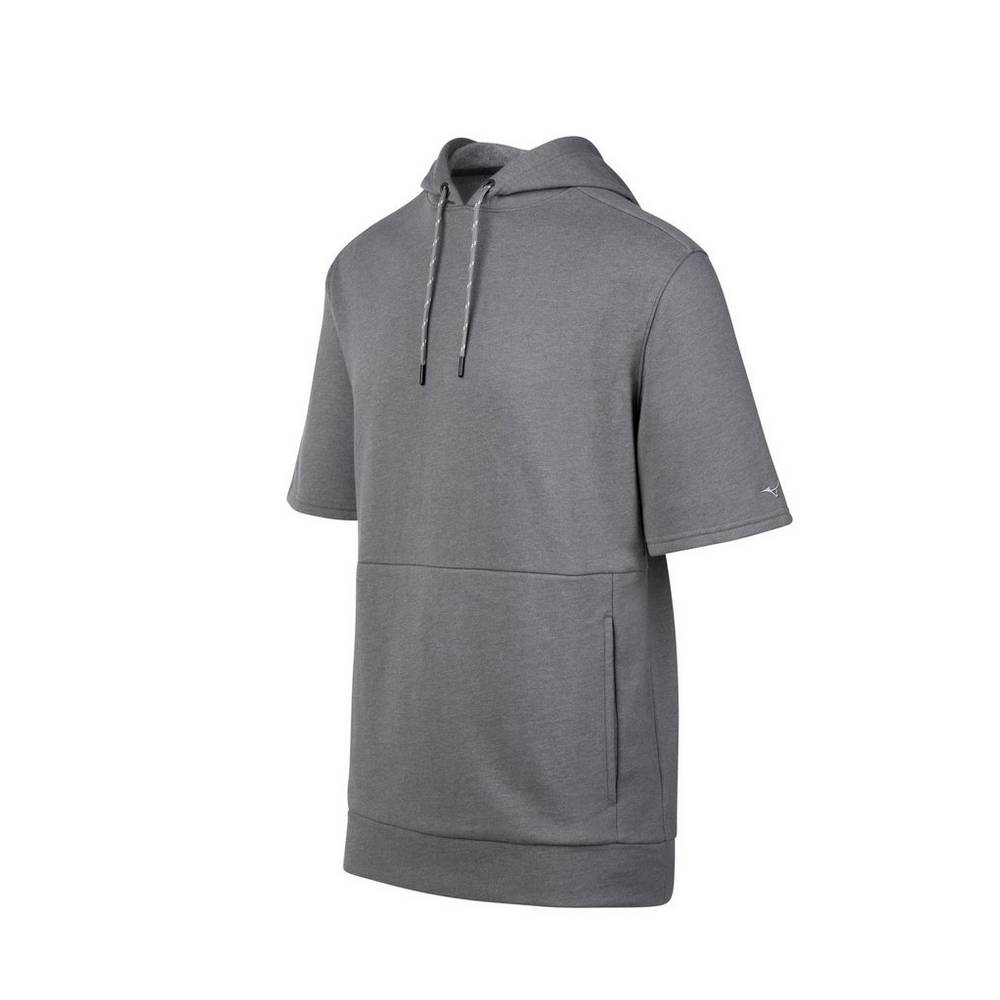 Sudaderas con capucha Mizuno Game Time Short Sleeve Hombre Gris Comprar CRKU-24103